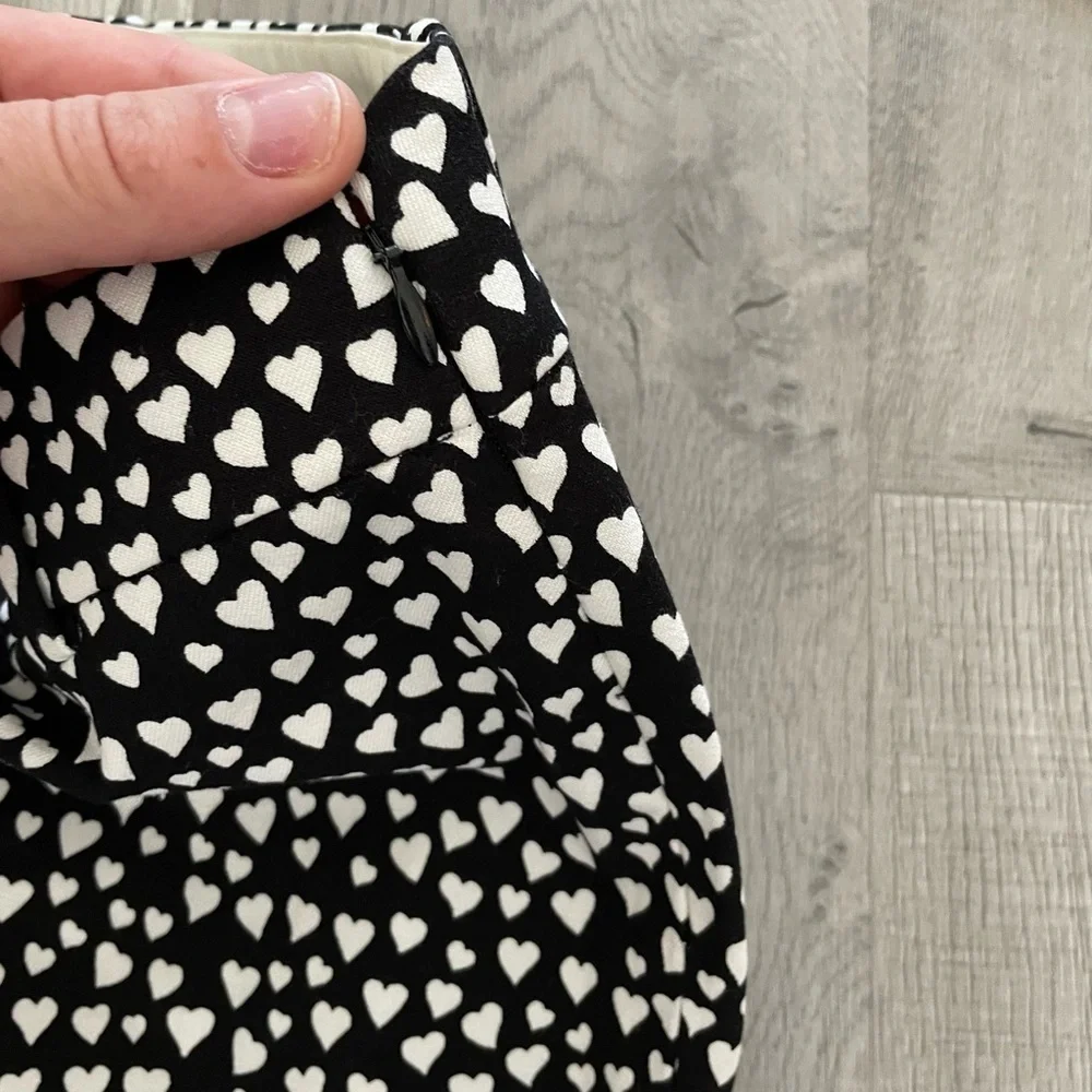 J Crew Marcantile Heart Pants size 0